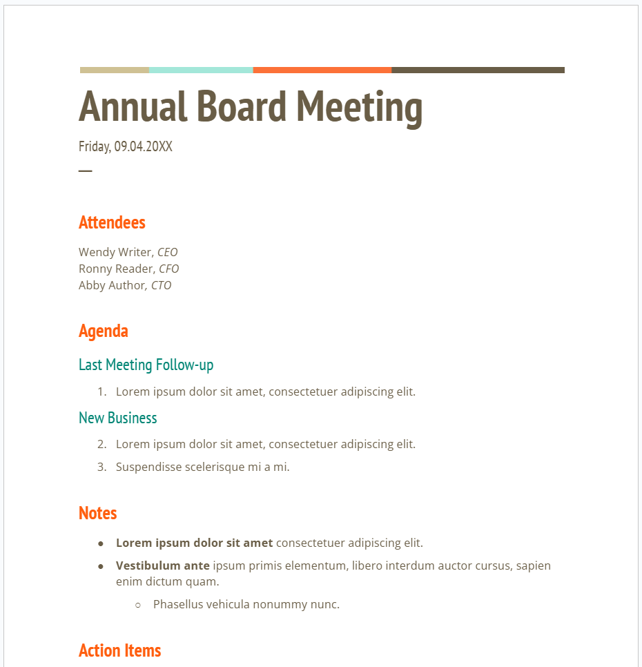How to Use Google Docs for Meeting Minutes